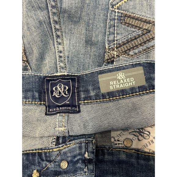 Rock & Republic Men’s Jeans Relaxed Straight Grady Size 30x32 - Picture 10 of 10